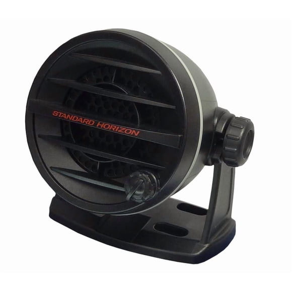 Standard Horizon VHF Radio Speaker MLS-410PA-B For Use With VLF-3000A Hailer; Surface Mount; 8 Ohm; 10 Watt; 6-1/2 Feet Power Cable; Black; With Mounting Bracket