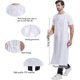 thumbnail image 4 of Waterproof Work Apron Bib Apron for Butchers, Meat Processing, Pet Bathing, Garden Use - CFS0007, Thin White, One Size, 4 of 5
