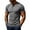 New-Dark Gray, variant on PNTUTB Summer Men's T-Shirts Stylish Solid-Color Short-Sleeve Tops Casual Half-Buttoned Crew-Neck Breathable Quick-Dry Sports T-Shirts