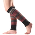 thumbnail image 1 of Qarigey Calentadores de piernas sin pies cómodos y de moda para mujeres calcetines de botas altas hasta la rodilla suaves y elásticos Accesorios de calzado Negro, 1 of 6