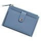 thumbnail image 2 of Cartera pequeña compacta Yinane con tarjetero bolsillo con cremallera para citas y desplazamientos azul, 2 of 8