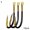 4#, variant on Naierhg 10Pcs Iron Barbed Outdoor Fishing Hooks Bait Holder Fish Tackle Accessories