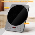 thumbnail image 3 of Minkissy 4Pcs Black Silicone Induction Cooktop Mats Heat Resistant Non Slip Stove Protectors, 3 of 8