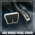thumbnail image 2 of Unique Bargains 3 Pcs Accelerator Pedal and Brake Pedal Cover Set for BMW X3 X4 X5 X6 2 3 4 5 6 7 Series Metal Rubber, 2 of 7