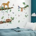 thumbnail image 4 of Pegatina de piso de juego interactivo en inglés de serpiente de dibujos animados Adhesivo de pared decorativo para habitación de niños Jardín de infantes Corredor PVC, 4 of 5