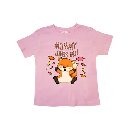 

Inktastic Mommy Loves Me!- cute baby fox Gift Toddler Boy or Toddler Girl T-Shirt