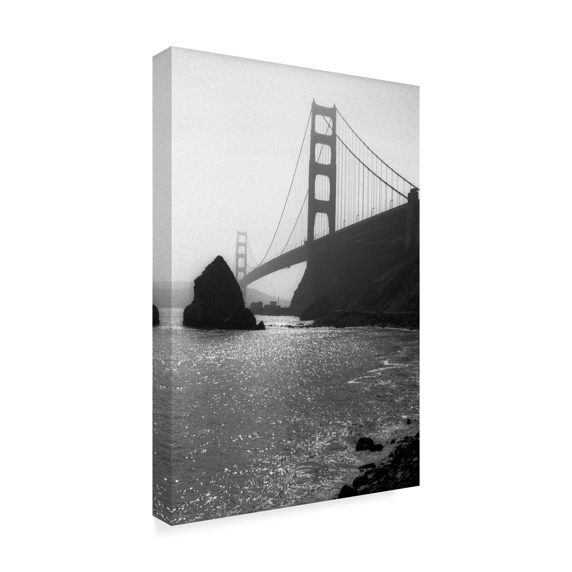 Trademark Fine Art 'The Golden Gate Bridge' Canvas Art by Lance Kuehne