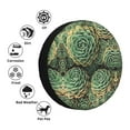 thumbnail image 5 of Balery Succulentstire Cover Waterproof Dust-Proof, Universal Spare Wheel Tire Cover For Trailer, Rv, Suv Truck And Vehicle Camper Accessories-15 Inch, 5 of 9