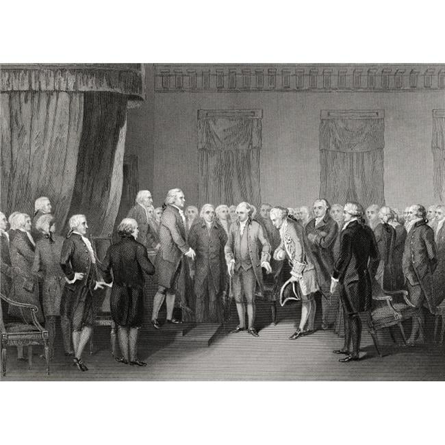 Introduced To The Continental Congress 1778 M Girard The French Minister 1860