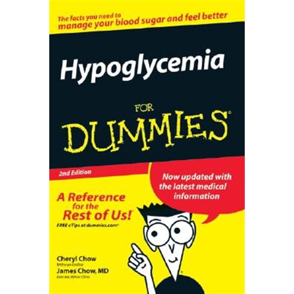 Pre-Owned Hypoglycemia for Dummies (Paperback) by Cheryl Chow, James Chow