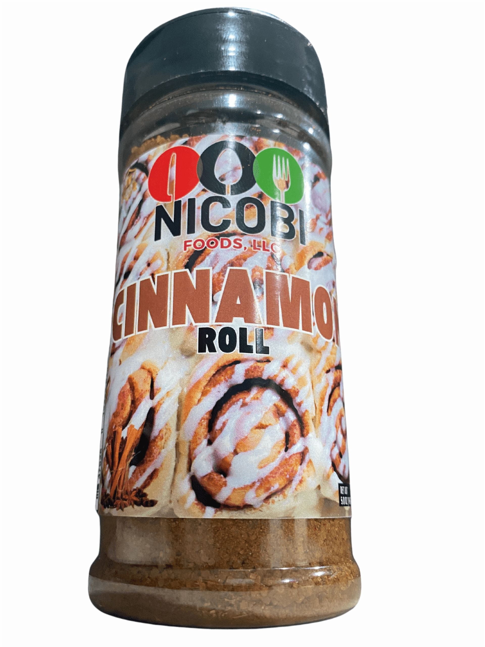 Nicobi Foods Full Spice Pack – Soul Dust Mild, Soul Dust Spicy, Black-N-Bold Cajun, Seafood Blend, Jerk Seasoning, Cinnamon Roll Spice, Complete Flavor Collection (5 oz each)