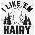 thumbnail image 2 of Like 'Em Hairy Bigfoot Legend Hoax Women Crewneck Sweatshirt Brisco Brands X, 2 of 6