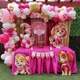 thumbnail image 2 of 1 juego de decoraciones de cumpleaños de Paw Patrol con dibujos de perros Chase Marshall Skye, juego de globos de papel de aluminio, suministros para fiestas infantiles, juguetes de regalo, 2 of 5
