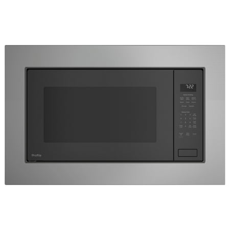 GE - 27" Built-In Microwave Trim Kit - Stainless Steel