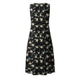 thumbnail image 5 of Ndbuld formal Dresses for Women Dresses for Women Womens Summer Fashion Casual Beach Printing Camis Sleeveless V-Neck Dress Multicolor XXXXXL, 5 of 5