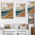 thumbnail image 4 of Designart "peaceful Sands III" Abstract Collages Floater Framed Wall Decor, 4 of 7