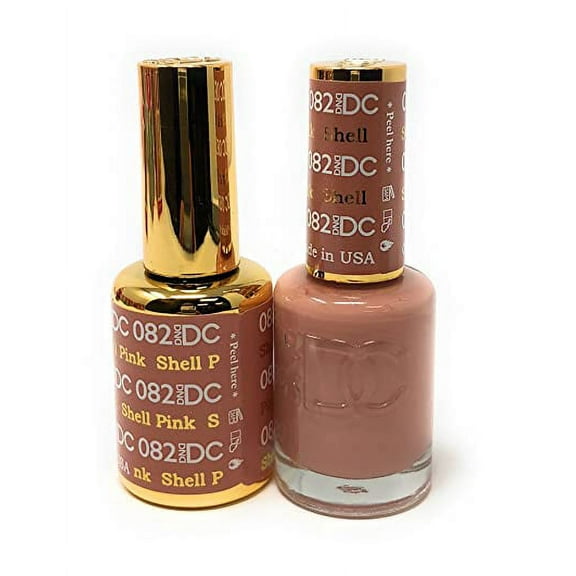DND - DC Duo Soak off Gel & Matching nail polish - SHELL PINK #DC082