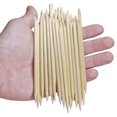 thumbnail image 4 of FNNMNNR 100 Pcs Wood Nail Sticks Double Sided Multi Functional Cuticle Pusher Remover Manicure Pedicure Tool, 4 of 7