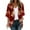 Burgundy, variant on IROINNID Cardigan Outfits for Women Floral Print Puff Sleeve Kimono Cardigan Loose Chiffon Cover Up Blouse Tops,Khaki