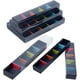 thumbnail image 1 of Caja para 10 macarons, caja de cartón kraft negro de 11x2x1,3 cm, ideal para pasteles, regalos y festivales. Incluye ventana transparente., 1 of 6