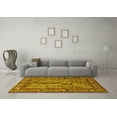 thumbnail image 3 of Ahgly Company Indoor Round Animal Yellow Traditional Area Rugs, 8' Round, 3 of 4