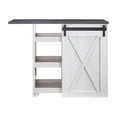 thumbnail image 1 of Bowery Hill Transitional Wood Expandable Home Bar in White Oak, 1 of 9