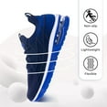 thumbnail image 4 of JOYFON Mens Running Shoes Air Cushioned Athletic Sneakers Non Slip Tennis Shoes for Sport Gym Jogging DeepBlue Size 8, 4 of 7