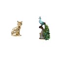 thumbnail image 1 of Figura de escritorio,Estatua de gato en estante,escritorio,oficina,decoración del hogar,Figura de escritorio,Estatua de pavo real en estante,escritorio,decoración del hogar,Figuras, 1 of 8