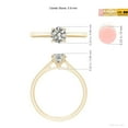 thumbnail image 5 of ANGARA Natural 0.75 Ct. Diamond Solitaire Engagement Ring in 14K Yellow Gold for Women (Ring Size: 3), 5 of 10