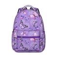thumbnail image 1 of Colorful Butterfly Bookbag for Student Cute Floral Print Backpack for School Butterfly Lovers Aesthetic Fashion Design, 1 of 6