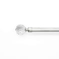 thumbnail image 2 of Decotex Adjustable 5/8" Window Curtain Rod Available in Many Decorative Designs, Colors, and Sizes (60" - 120", Crystal Ball, Beige/Gold), 2 of 3