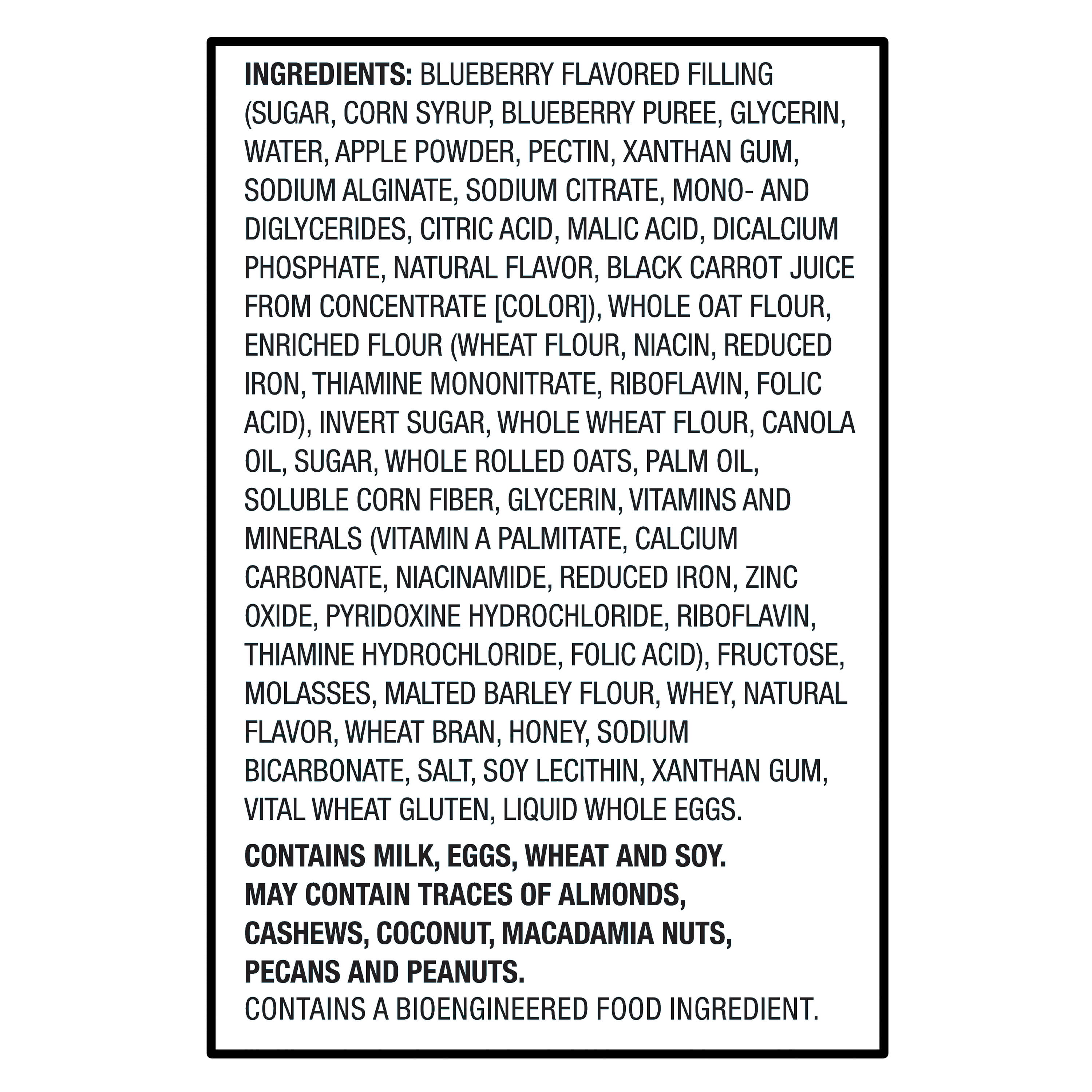 (12 pack) Great Value Fruit & Grain Cereal Bars, Blueberry, 1.3 oz, 8 Count
