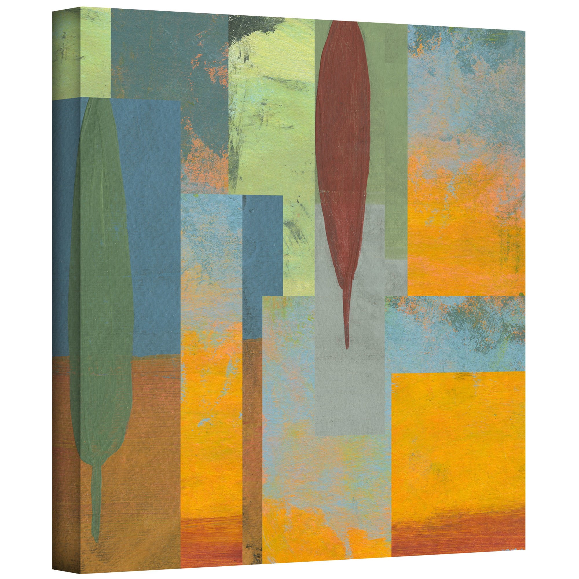 ArtWall Jan Weiss "Tuscany Square I" Gallery-wrapped Canvas