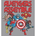 thumbnail image 2 of Boy's Marvel Comic Avengers Assemble  Pull Over Hoodie Athletic Heather X Large, 2 of 4