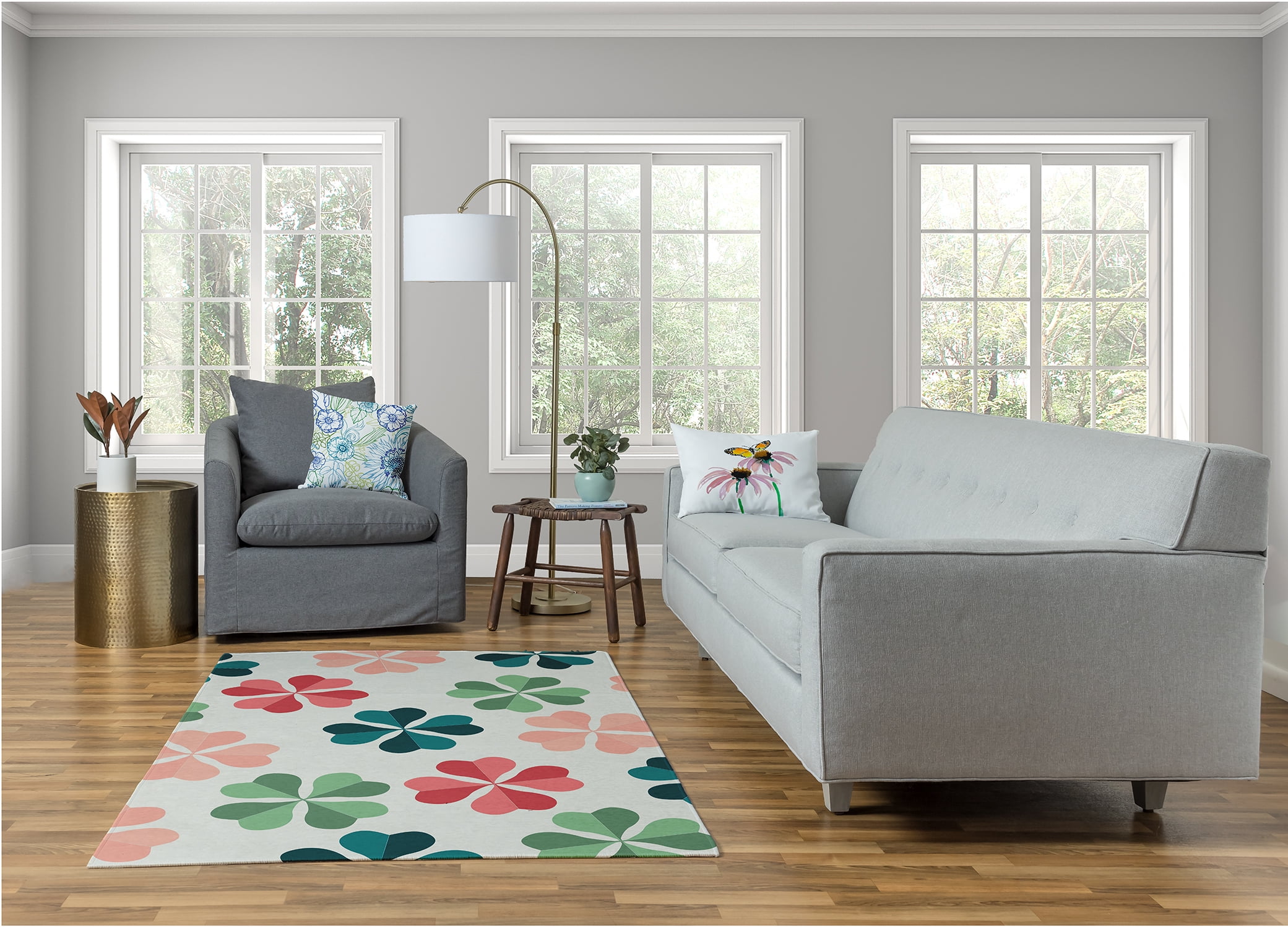 Simply Daisy Funky Junky Floral Area Rug, 4' x 6'
