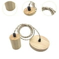 thumbnail image 6 of Fzaqwen Pendant Light Cord E27 Socket Retro Style for Cafe Hotel (Bulb Not Included) Round, 6 of 9