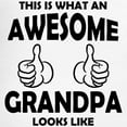 thumbnail image 3 of CafePress - Awesome Grandpa Looks Like Pajamas - Men's Light Loose Fit Cotton Pajama Set, 3 of 7