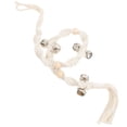 thumbnail image 1 of HEANUJJ Training Dog Bell 1Pack Beige for Pet Training with Cotton Rope and Bell, 1 of 8