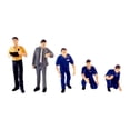 thumbnail image 3 of BELOVING 5 Pieces 1/64 Diorama Figures Hobby for Model Building Kits Desktop Ornament B, 3 of 9
