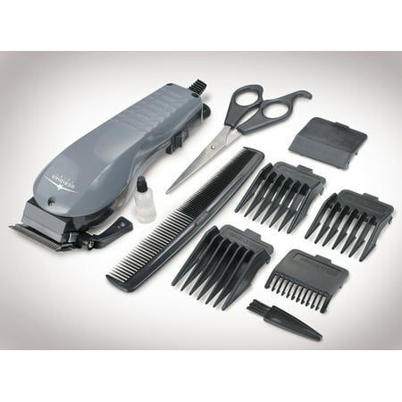 10 Piece Hair Clipper Set With Adjustable Electric Hair Clippers All In (Best Hair Clippers For Black Barbers)