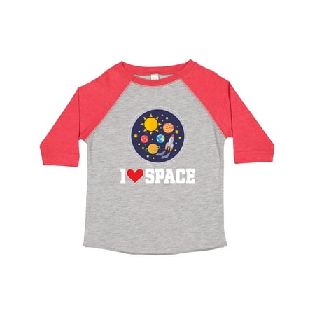 

Inktastic I Love Space Rocket Ship Gift Toddler Boy or Toddler Girl T-Shirt
