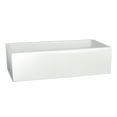 thumbnail image 2 of Cahaba CAFC36SB 36.13 x 18 x 10 in. Single Bowl Farmhouse Fireclay Kitchen Sink, Gloss White, 2 of 4