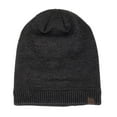 thumbnail image 4 of Fashion Couples Women Men Sport Style Solid Stripe Keep Warm Winter Outdoor Knitted Hats Trapper Hat Fashion Insulated Hats for Men Clementine Hat Trapper Hat with Bill Mens Plaid Winter Hat, 4 of 8