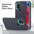 thumbnail image 5 of JTCASES for Motorola Moto G Stylus 5G 2023 Case, Shockproof Anti-drop PC Frame Anti-slip Strip Silicone Back Shell Rugged Anti-scratch for Motorola Moto G Stylus 5G 2023 (6.6") - Black+Green, 5 of 9