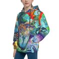 thumbnail image 5 of Wings-of-Fire Dragon Kids' Hoodie 3d Print Sweatshirt Soft Pullover Hooded With Big Pockets For Boys Or Girls Small, 5 of 8