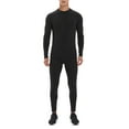 thumbnail image 4 of UJNDER Mens Thermal Underwear Thickening and Quick Heating Clothing Pant Set Thermal Underwear for Men #2_Black XL, 4 of 9