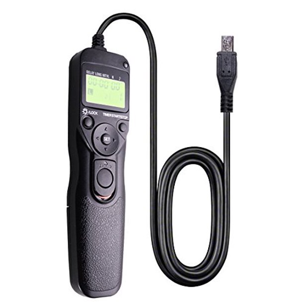 Foto&Tech LCD Timer Shutter Release Remote Control Cord for PENTAX 645Z, 645D, K1, K3, K5, K5 II