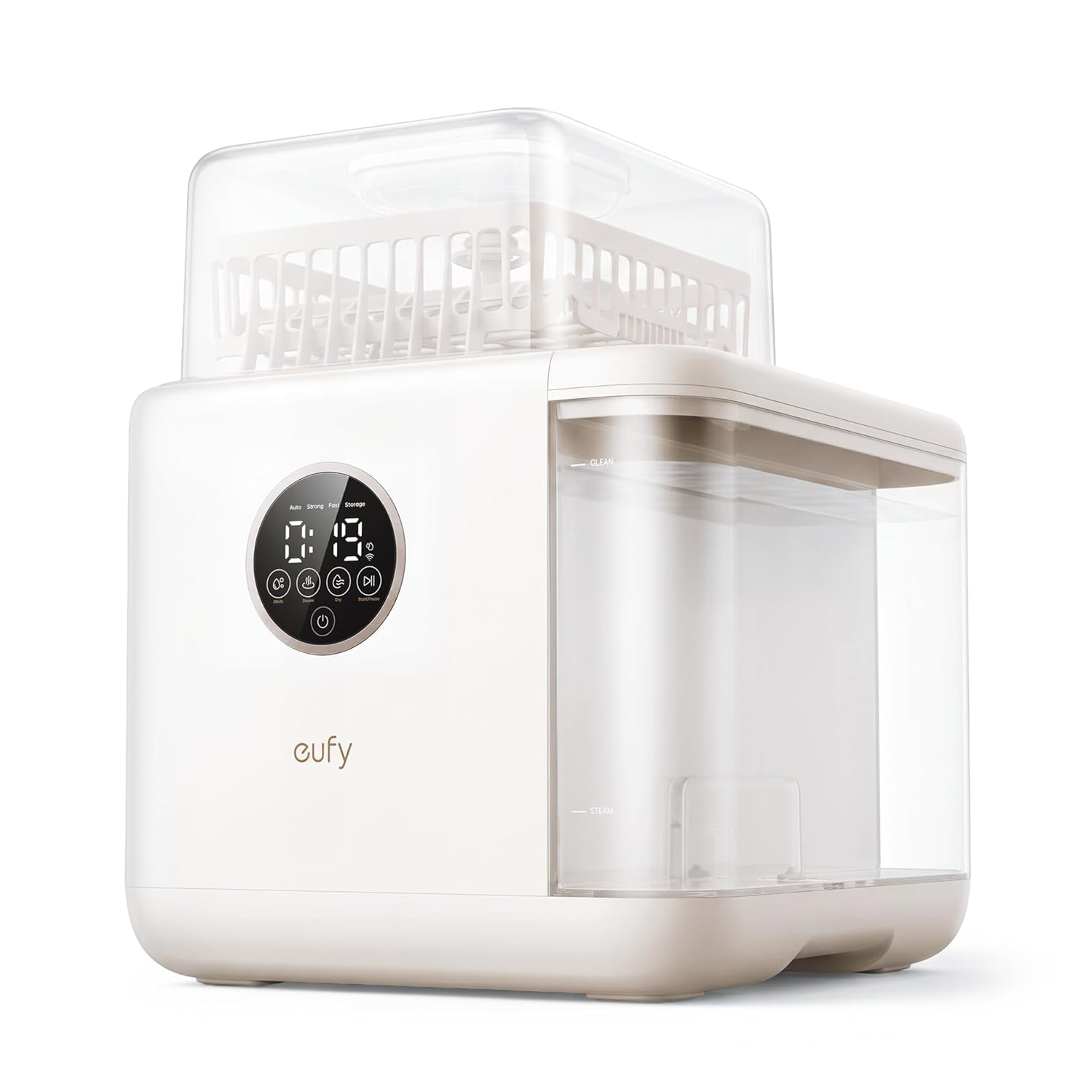 eufy S1 All-in-One Baby Bottle Washer, Sterilizer and Dryer, 10-Bottle Capacity, 3D HydroBlast Cleaning, 212°F Steam Sterilizer, Smart App Control, Hands-Free