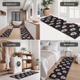 thumbnail image 5 of Black Pink Skull Pattern Kitchen Rugs Sets Of 3,Kitchen Runner Rugs Non Skid Washable,Decorative Kitchen Floor Mats for Kitchen,Sink,Laundry,17"x30"+ 17"x47" + 17"x59", 5 of 6