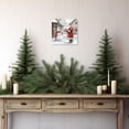 thumbnail image 3 of ZHONGYUTONG Christmas Canvas Wall Art Snowman Picture Santa Claus Painting Winter Farmhouse Poster for Living Room Decor Framed (12.00" x 12.00"), 3 of 5